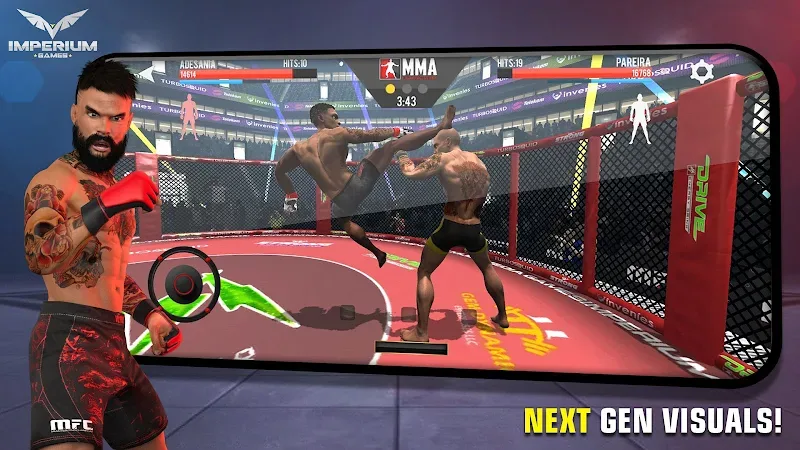 MMA Fighting Clash gameplay screenshot 2