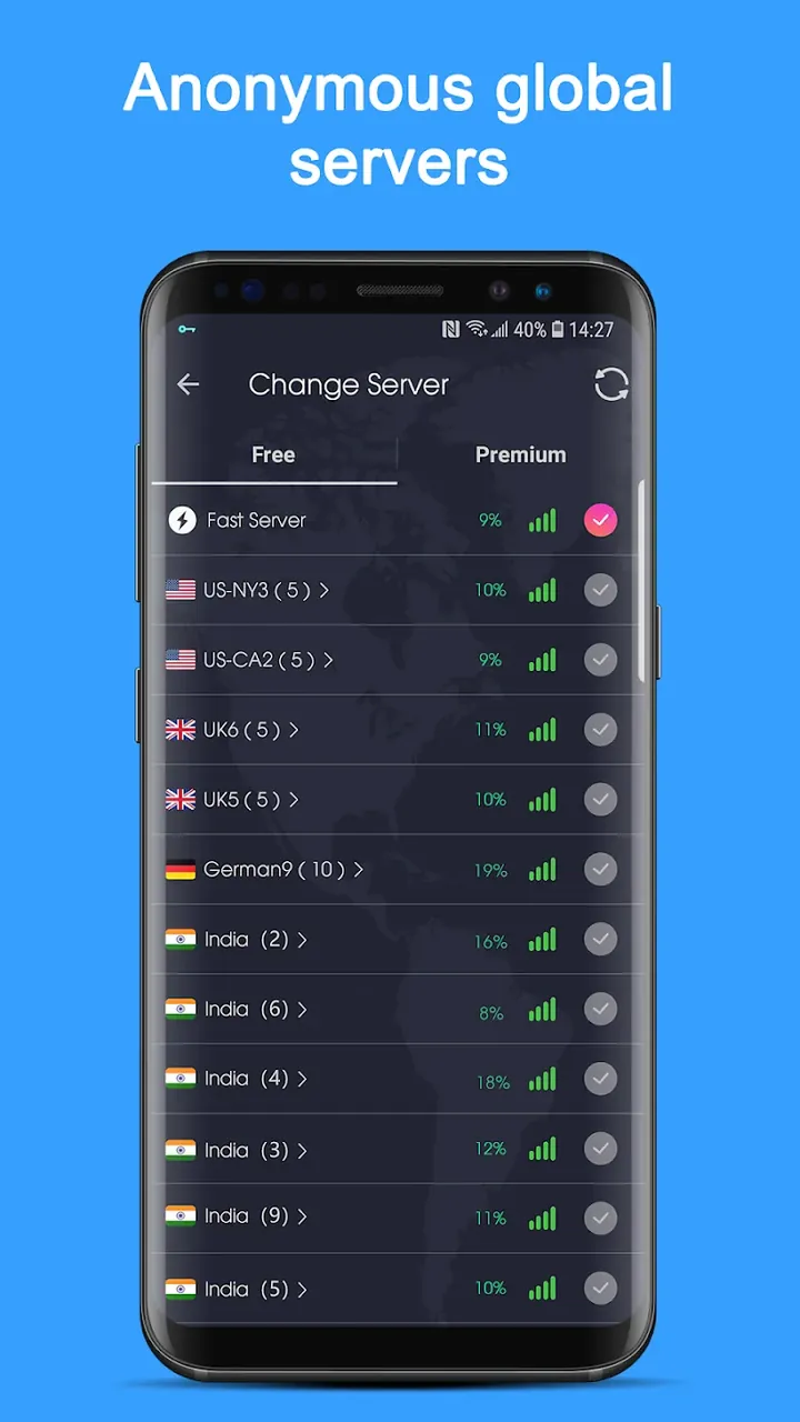 Capture d'écran VPN Proxy Speed 3