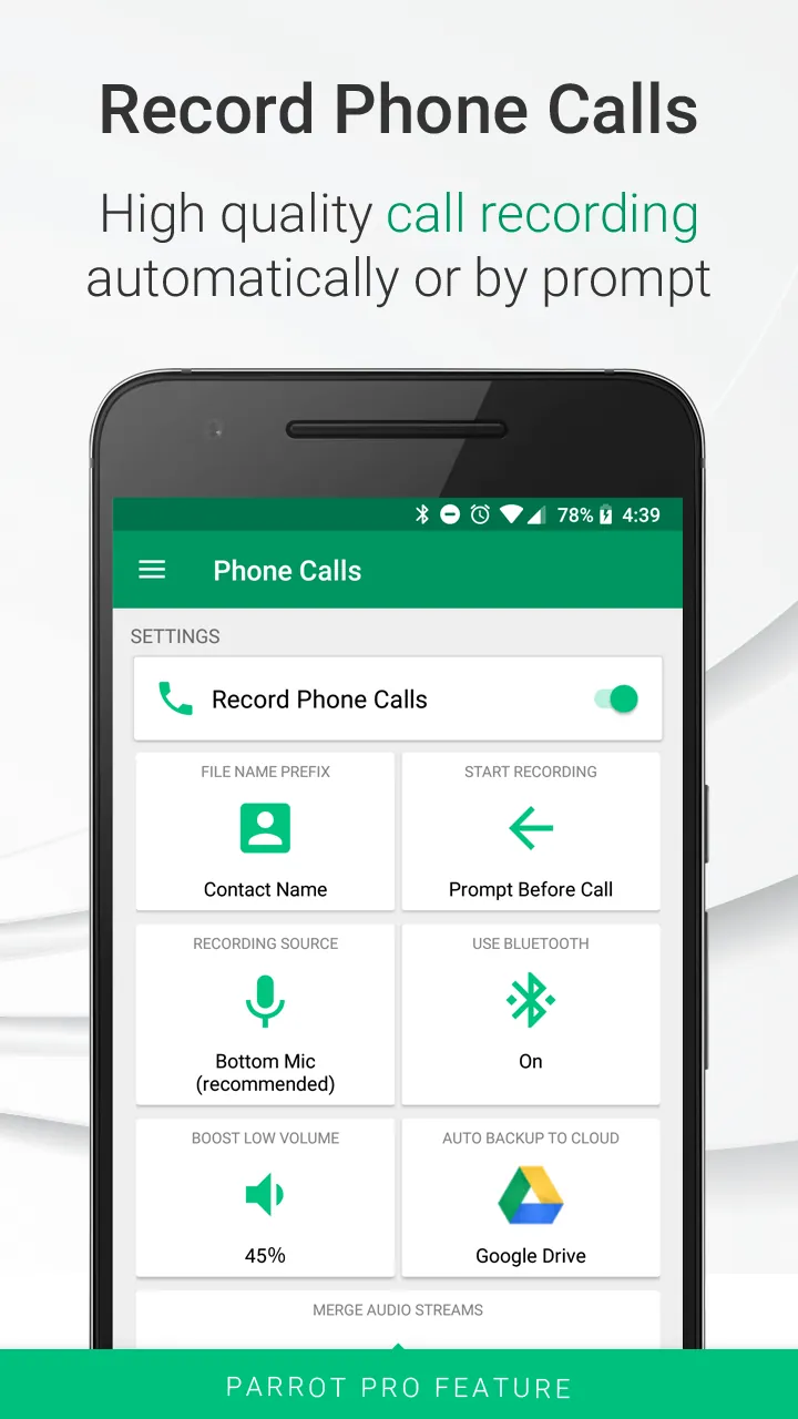 Parrot Voice Recorder capture d'écran 5