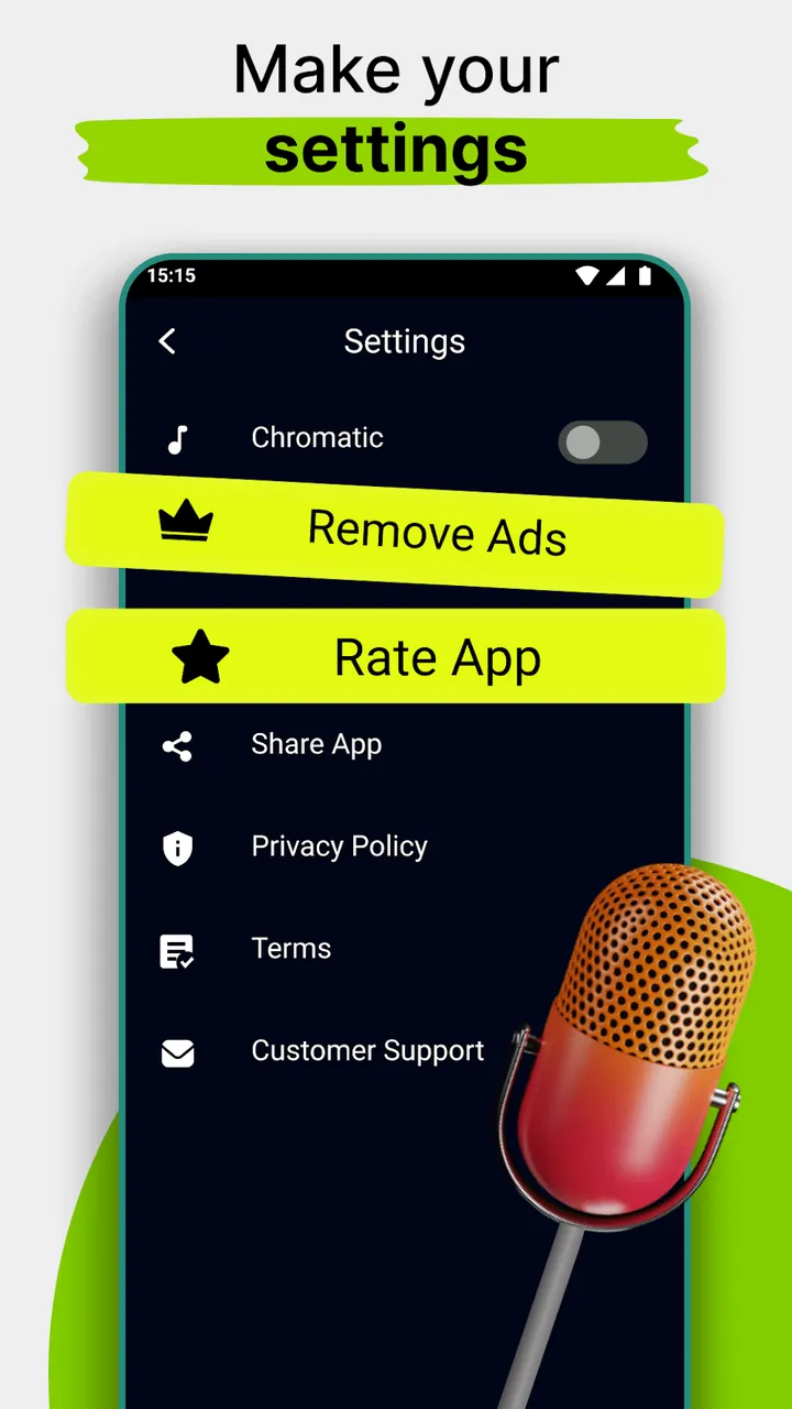Capture d'écran 6 de l'application Guitar Tuner ZipoApps