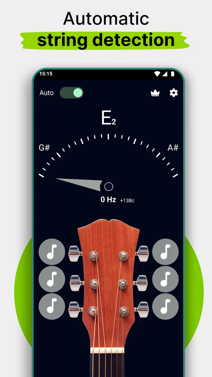 Capture d'écran 5 de l'application Guitar Tuner ZipoApps