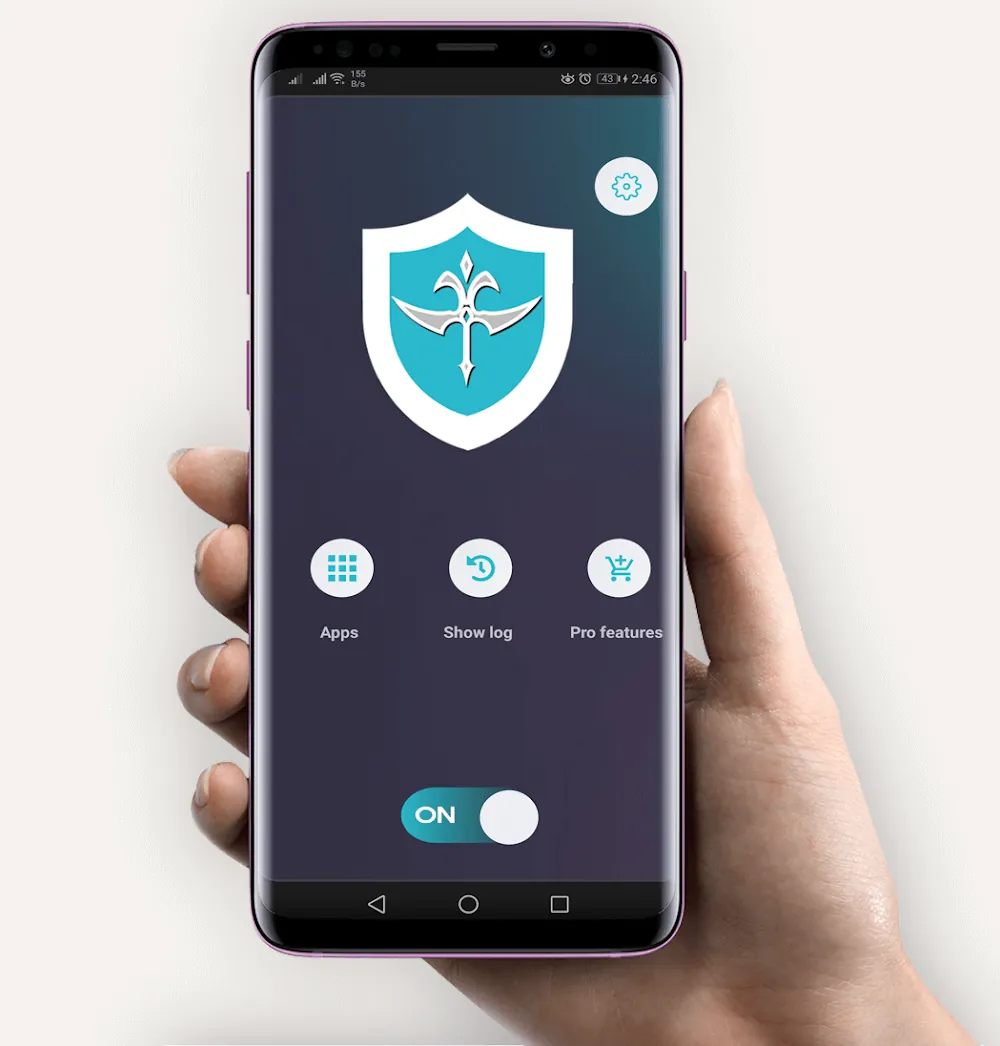 Capture d'écran de l'application InternetGuard 2