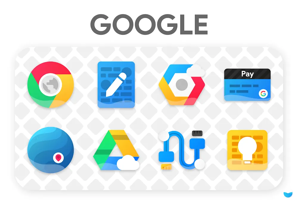 Aperçu de l'application Glaze Icon Pack 6