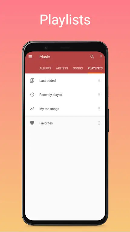 Capture d'écran de l'application Hi-Res Music Player 3