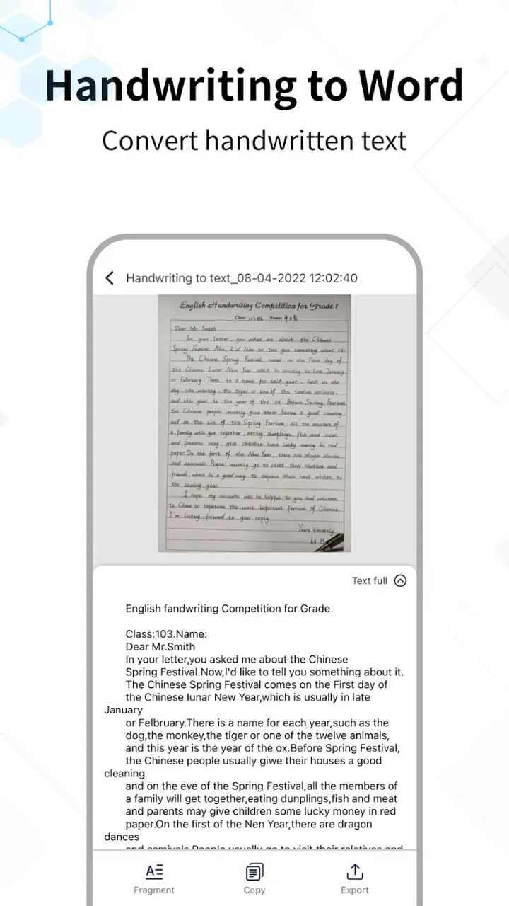 Capture d'écran Text Extractor 3