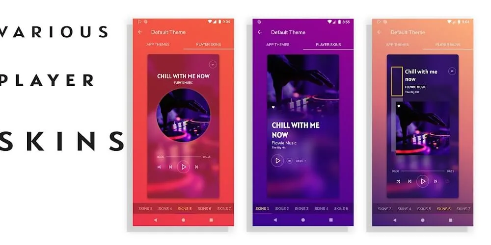 Capture d'écran 1 de l'application Flowie Music Player