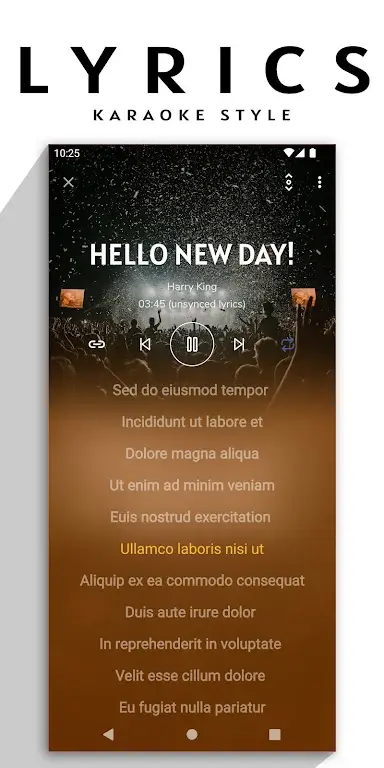 Capture d'écran 3 de l'application Flowie Music Player