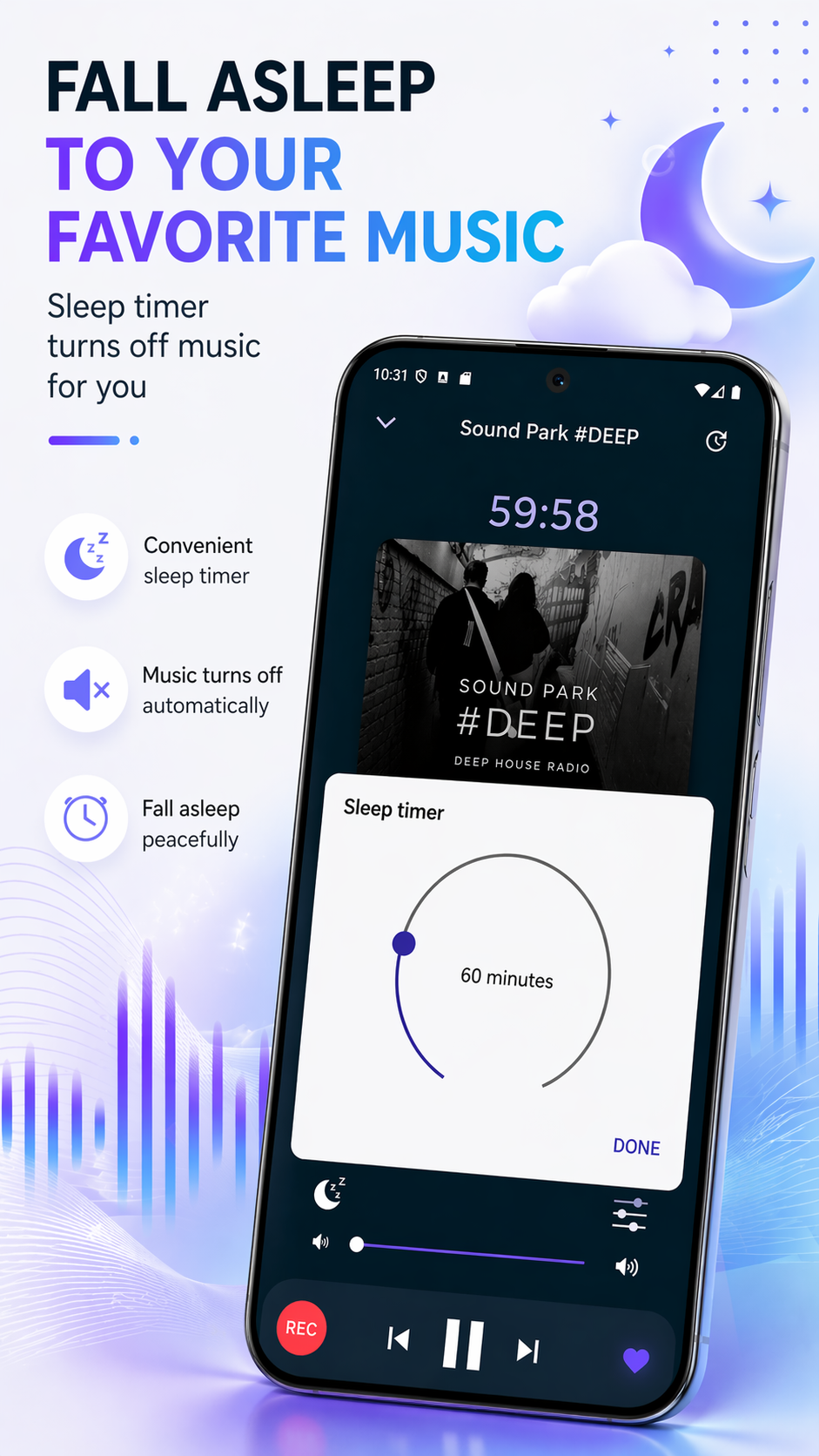 Capture d'écran de l'application Deep House Radio - EDM Music 4