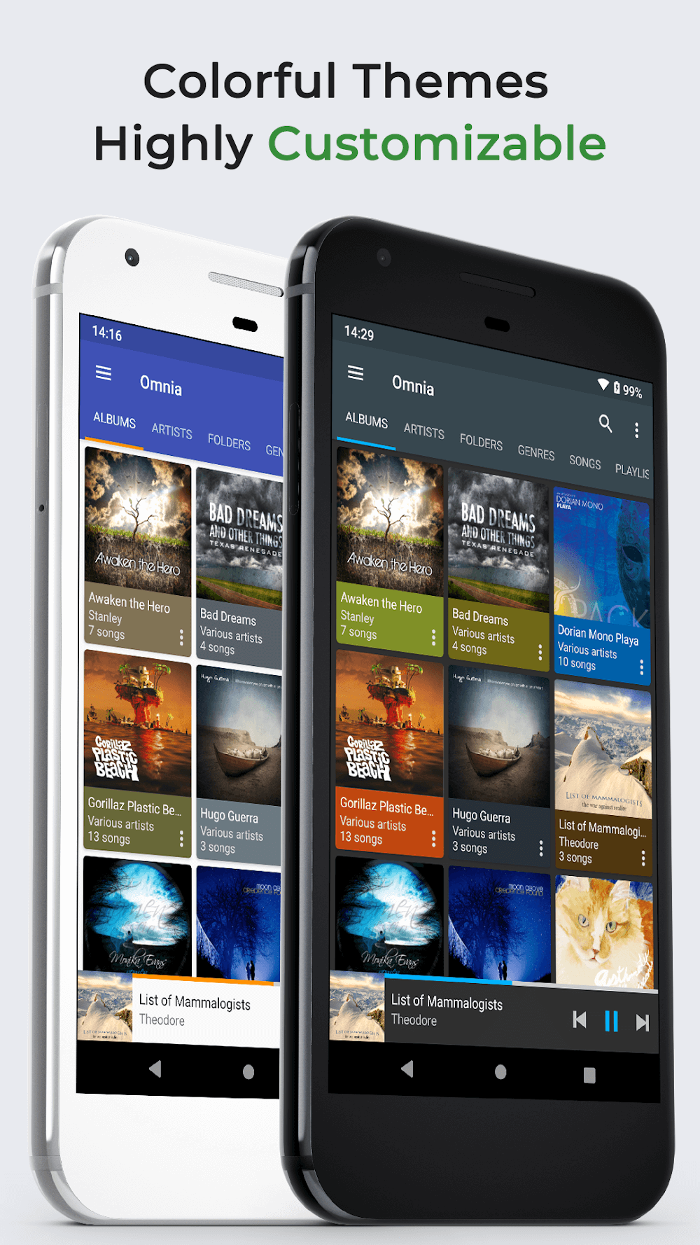 Capture d'écran Omnia Music Player 7