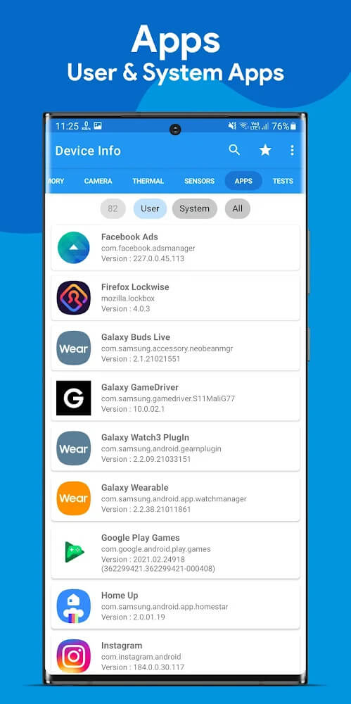 Device Info capture d'écran 6