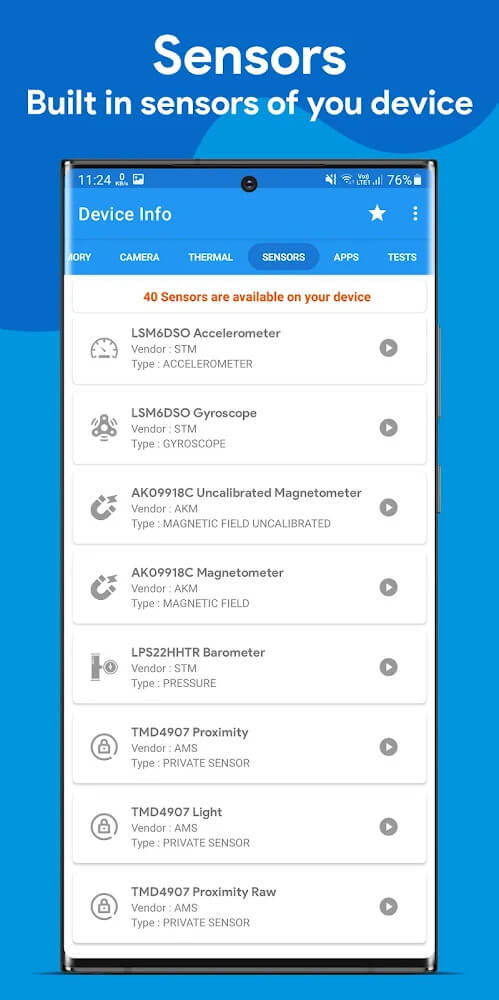 Device Info capture d'écran 5