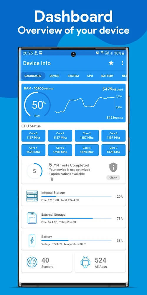Device Info capture d'écran 2