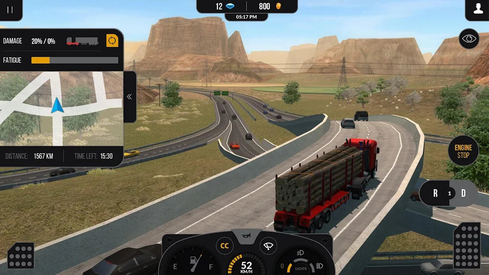 Capture d'écran de Truck Simulator PRO 2 4