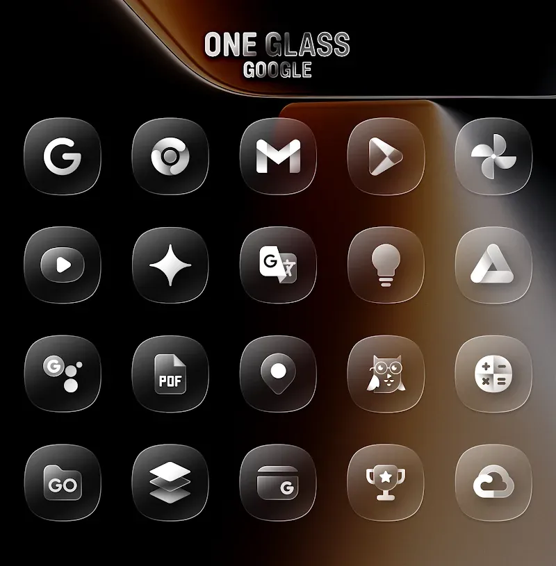 Capture d'écran 4 One UI Glass IconPack