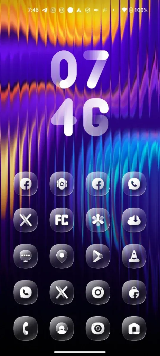 Capture d'écran 2 One UI Glass IconPack
