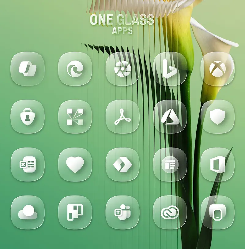 Capture d'écran 6 One UI Glass IconPack