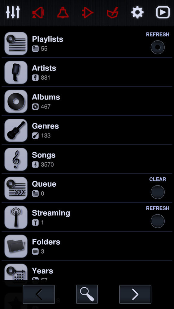 Capture d'écran Neutron Music Player 6