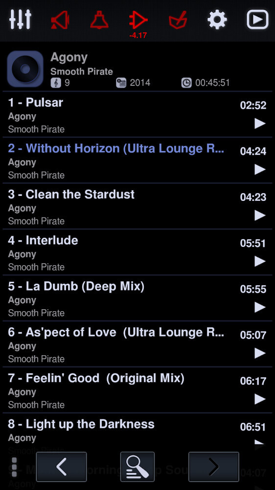 Capture d'écran Neutron Music Player 5