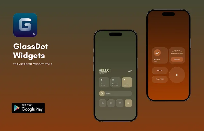 Image d'aperçu 5 de GlassDot Widgets For KWGT