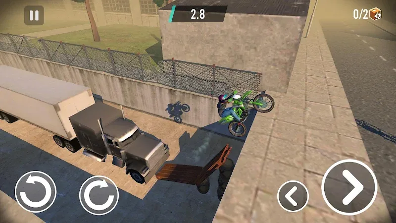 Capture d'écran du gameplay de Stunt Bike Extreme 4