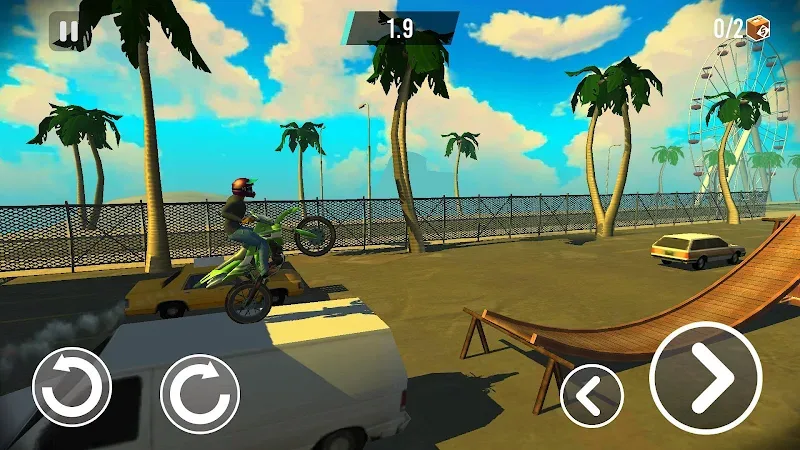 Capture d'écran du gameplay de Stunt Bike Extreme 5