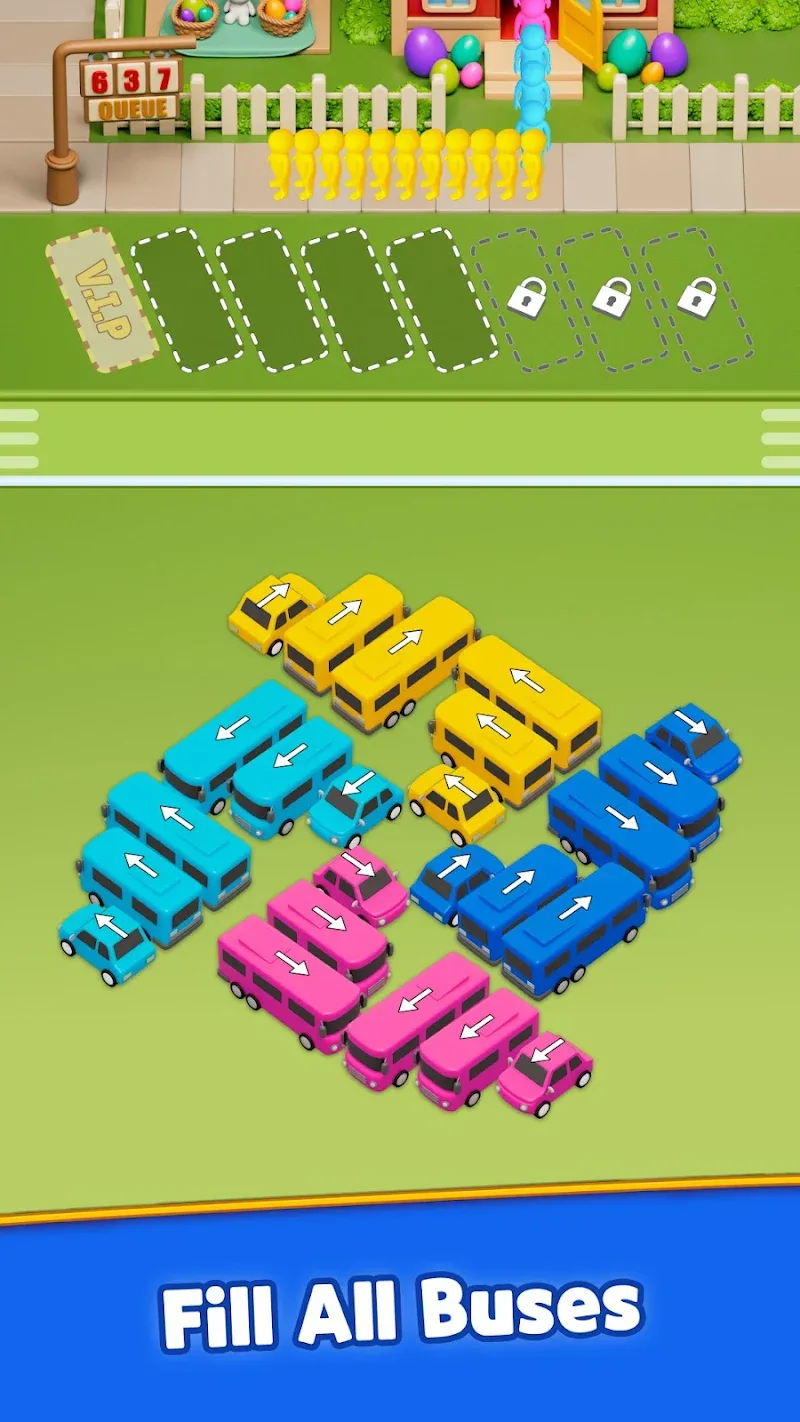Capture d'écran 4 de Bus Craze - Traffic Jam Puzzle