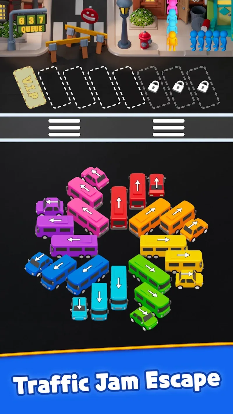 Capture d'écran 3 de Bus Craze - Traffic Jam Puzzle