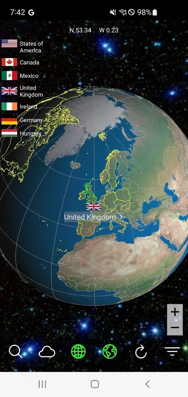 Capture d'écran 4 de l'application Earth 3D