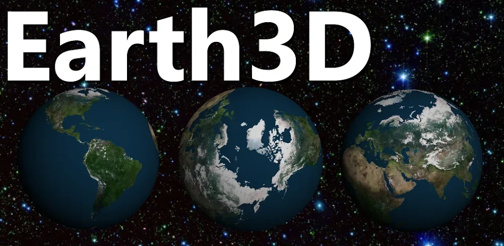 Capture d'écran 1 de l'application Earth 3D