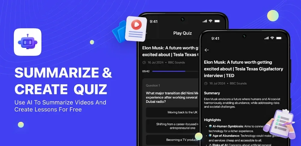 Aperçu Summarify: AI Video Summarizer 1