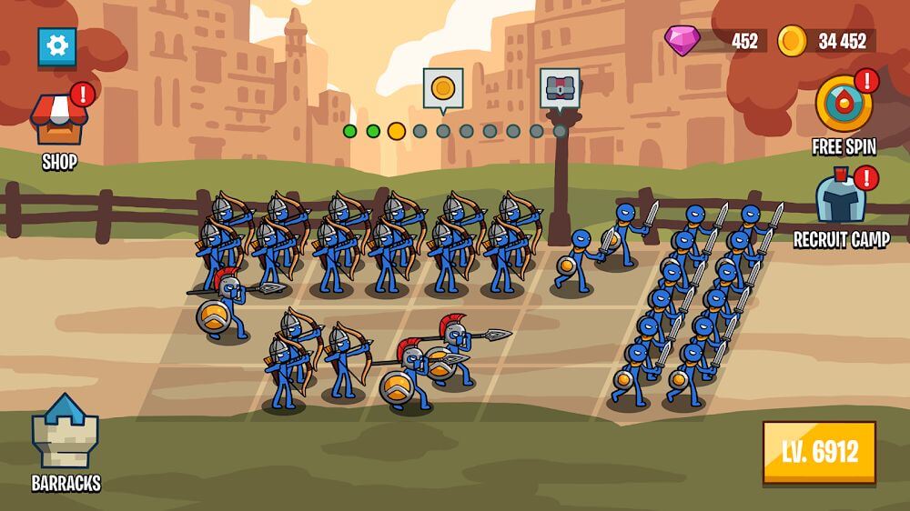 Capture d'écran 5 Stick Battle: War of Legions