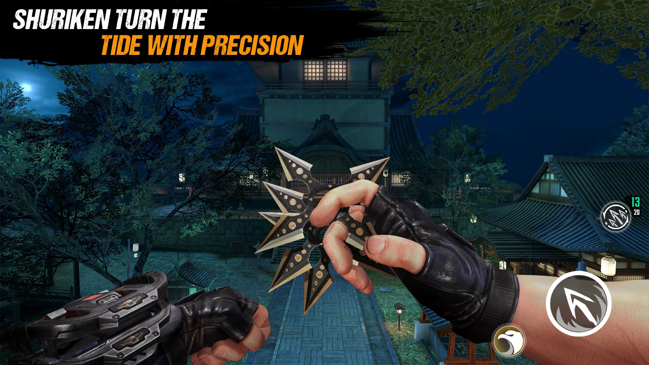 Capture d'écran du gameplay de Ninja's Creed 2: 3D FPS Game 2