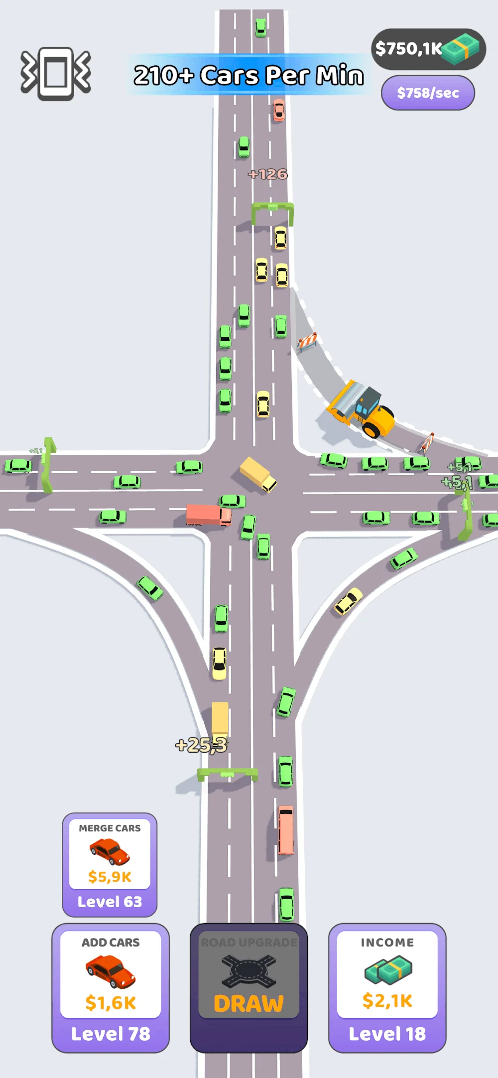 Capture d'écran du gameplay de Traffic Jam Fever 5