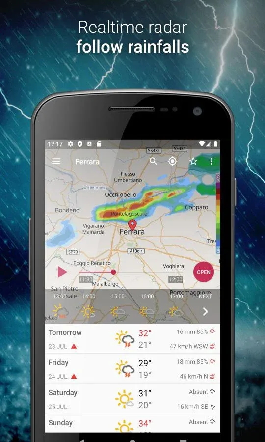 Capture d'écran 3B Meteo Weather 3