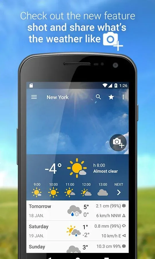 Capture d'écran 3B Meteo Weather 2