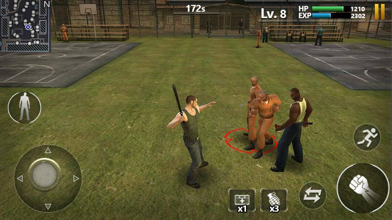 Capture d'écran de gameplay de Prison Escape 2