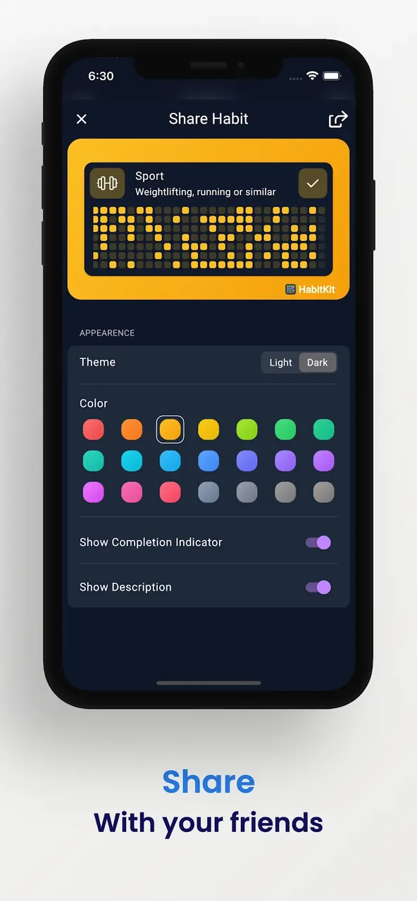 HabitKit capture d'écran 5