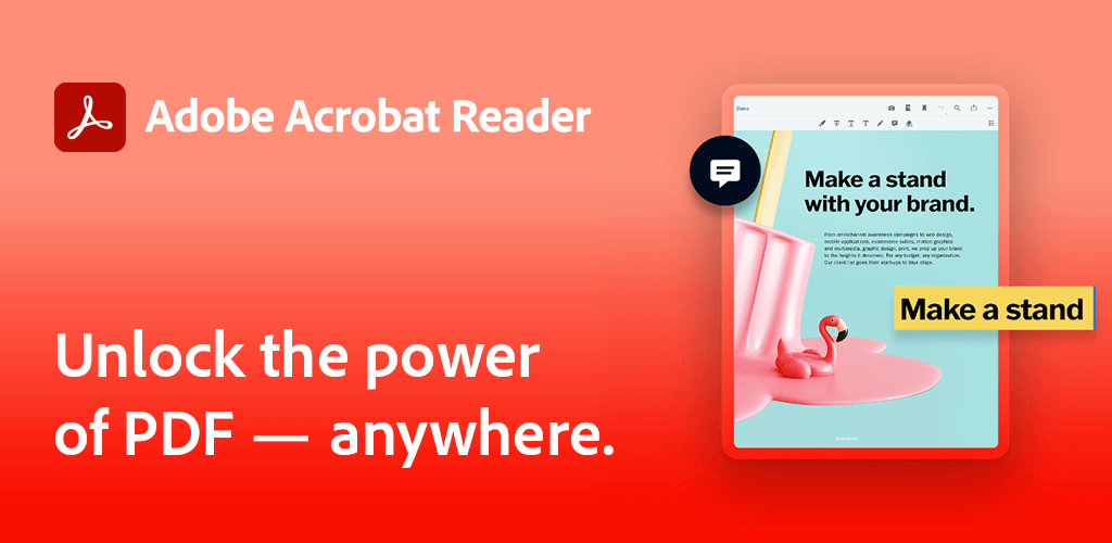 Capture d'écran Adobe Acrobat Reader 1