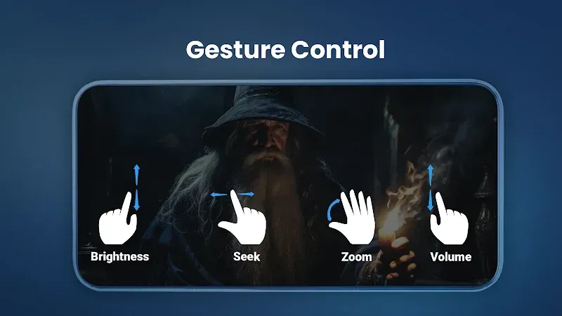Capture d'écran de l'application HDx Player 6