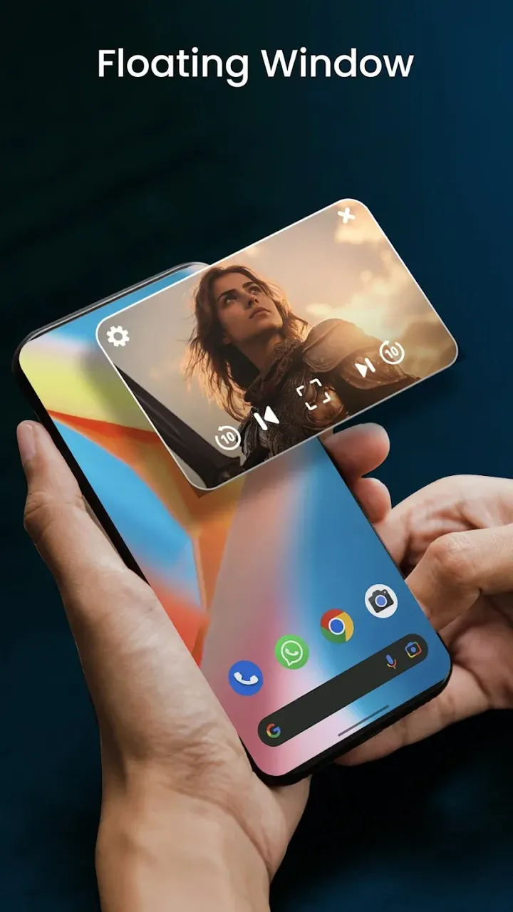 Capture d'écran de l'application HDx Player 3