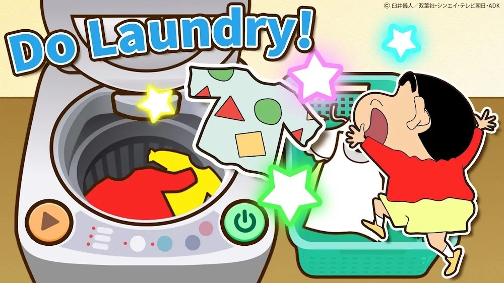 Capture d'écran du gameplay de Crayon Shinchan Operation 5