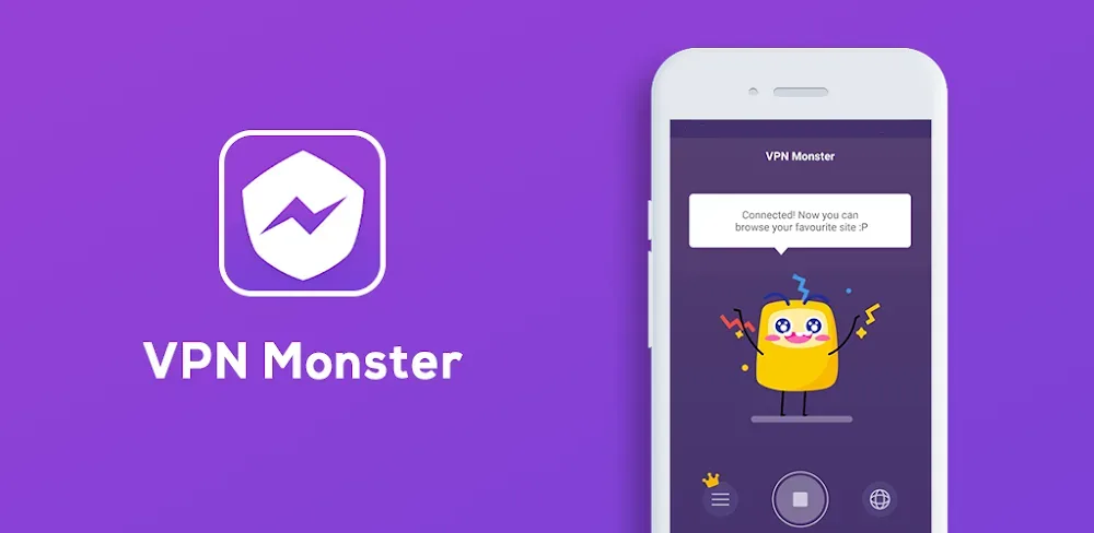 VPN Monster: Super VPN Browser capture d'écran 1