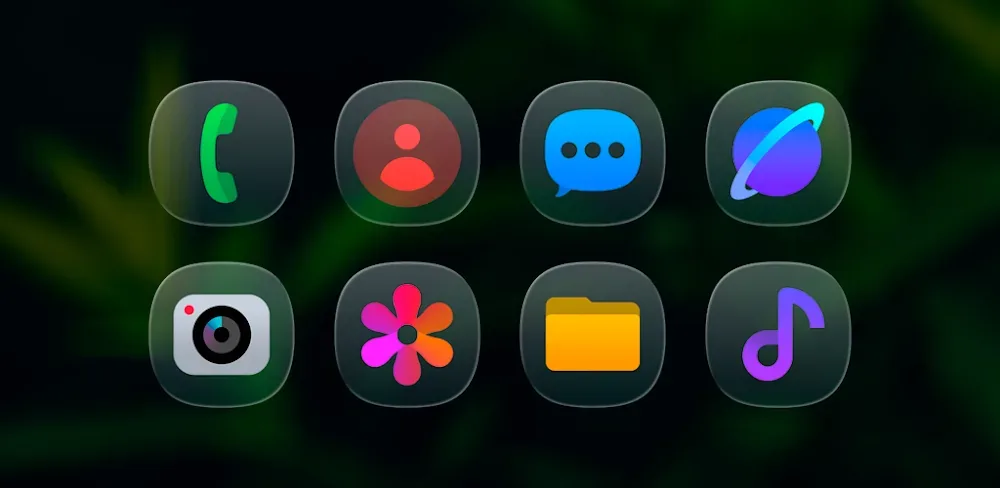 OneGlass 8 (Color) - Icon Pack screenshot 1