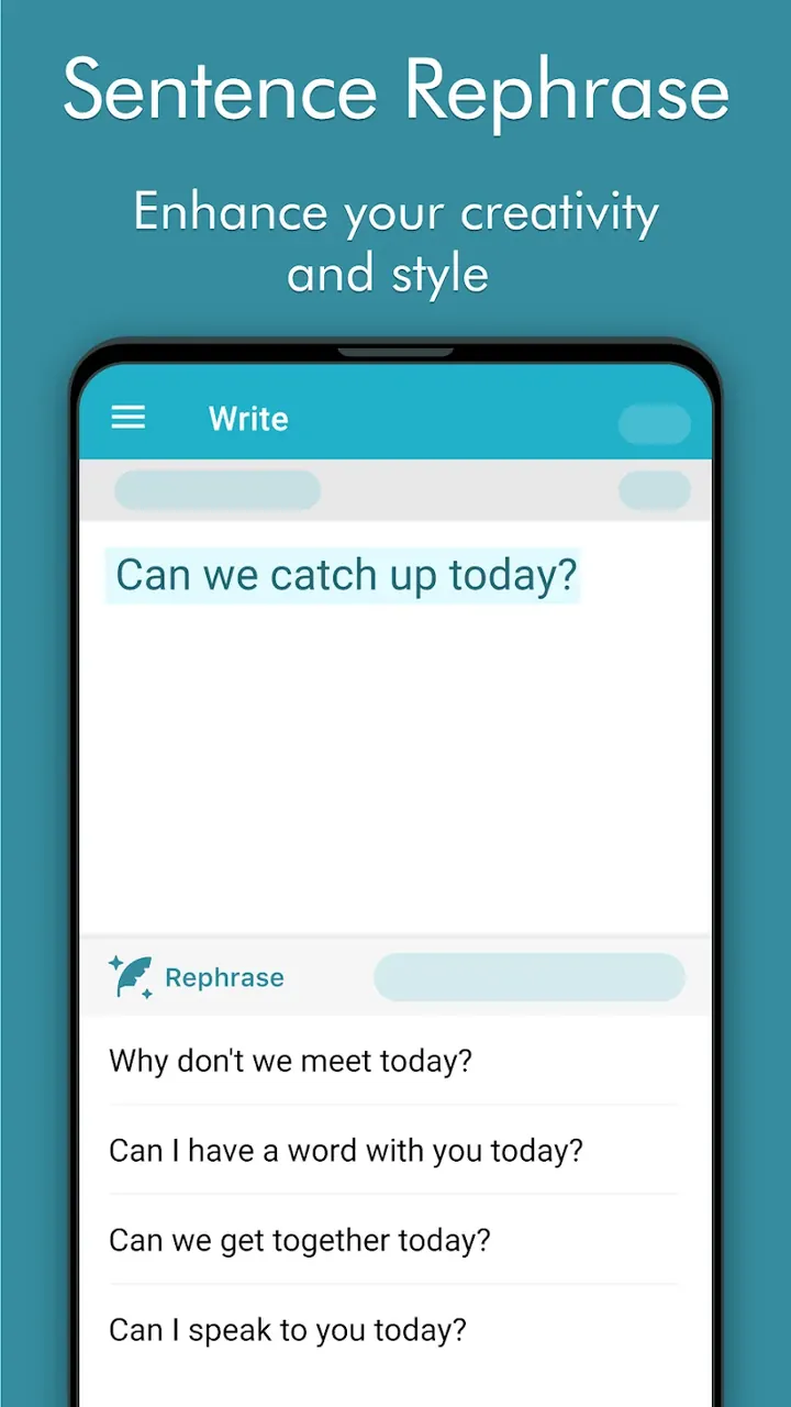 Aperçu 3 de l'application Ginger Writer, Grammar Speller