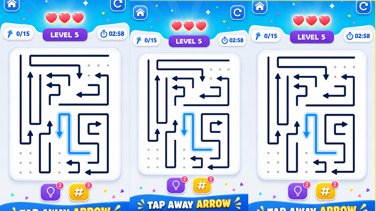 Capture d'écran 1 Arrow Out: Tap Away Puzzle