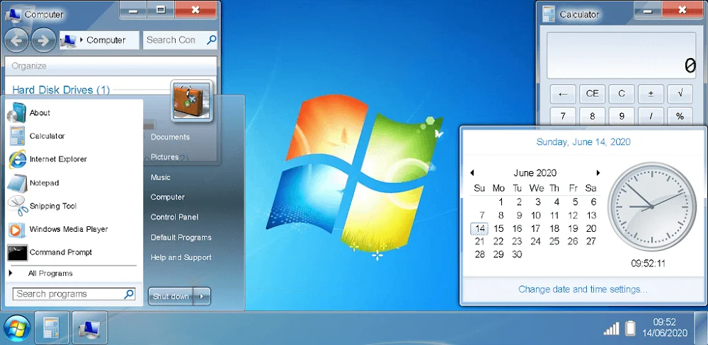 Win7 Simu gameplay screenshot 1