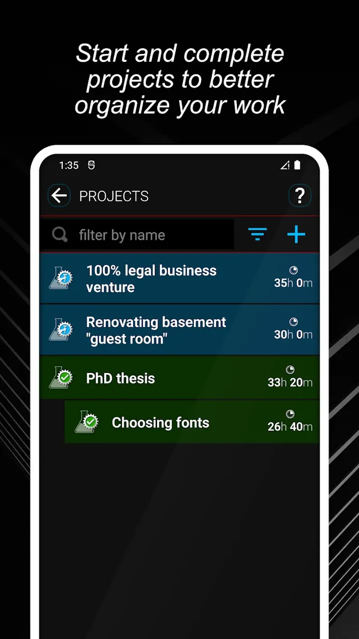 Capture d'écran de prévisualisation de Productivity Challenge Timer 6