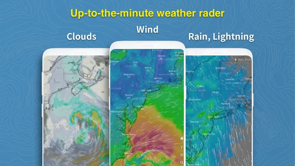 Aperçu de l'application Weather Screen 5