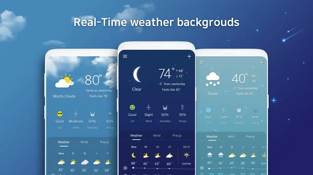 Aperçu de l'application Weather Screen 6