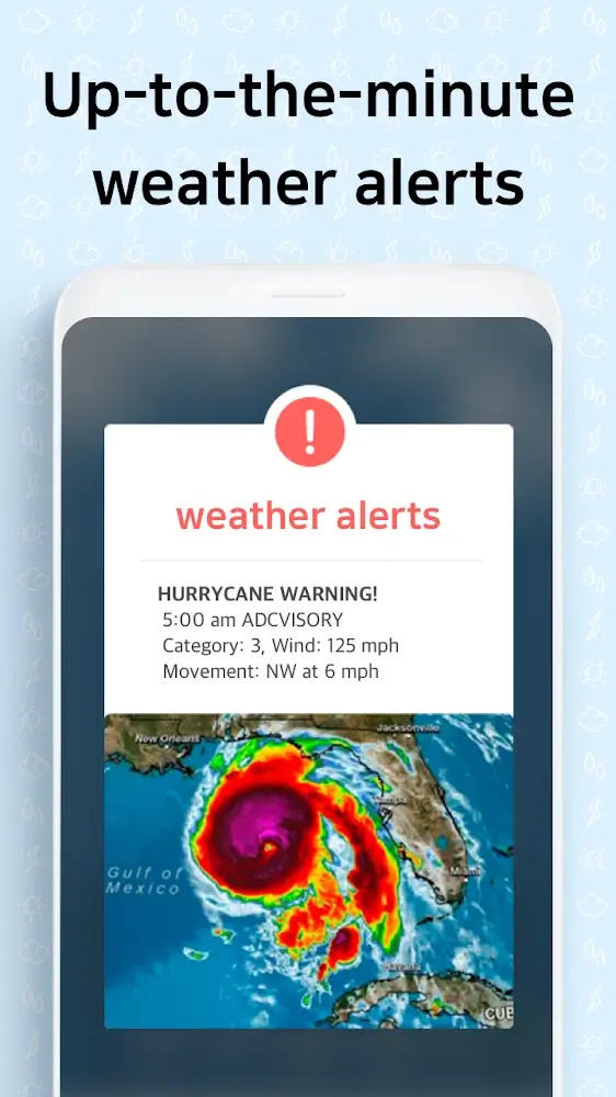 Aperçu de l'application Weather Screen 7
